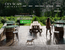 Tablet Screenshot of cityscapewinery.com